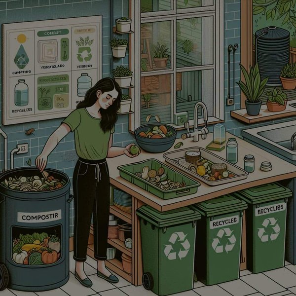 What Are the Best Tips for Eco-Friendly Waste Disposal in a Home Kitchen?