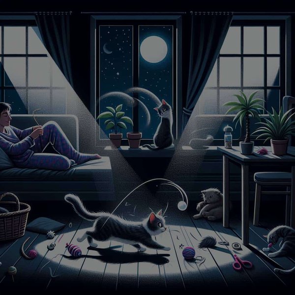 What's the Best Way to Deal with a Cat's Midnight Zoomies?