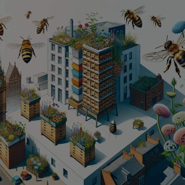 Can urban beekeeping initiatives support biodiversity in UK cities?