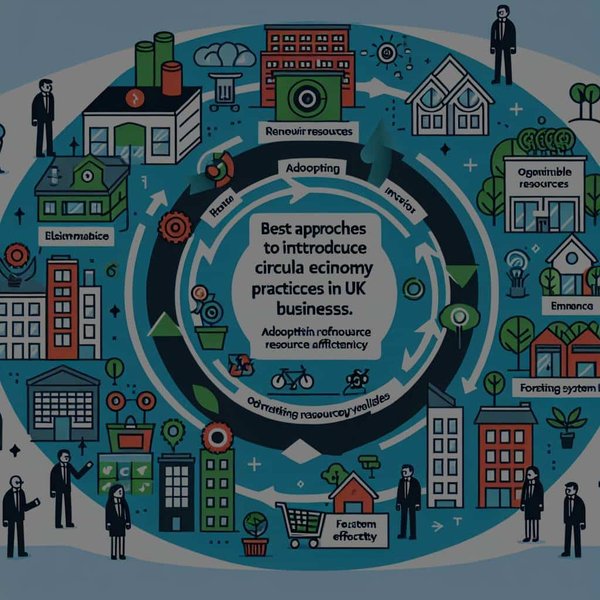 What are the best approaches to introduce circular economy practices in UK businesses?